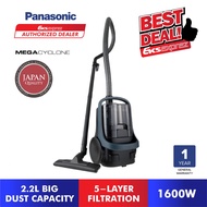 Panasonic Cyclone Bagless Canister Vacuum Cleaner (1600W) MC-CL601 / MC-CL601AV47