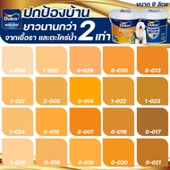 Dulux สีส้ม อัลติม่า+อีซี่แคร์พลัส กึ่งเงา ขนาด 9ลิตร สีทาบ้าน สีน้ำ สีทาภายนอก+ภายใน เกรด 15 ปี ICI