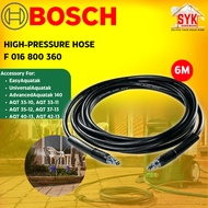 SYK Bosch High Pressure 6 Meter Cleaning Hose Outdoor Aquatak Accessories Water Jet Hose F016800360