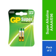 GP Battery Super Alkaline AAAA/E96 (Pack of 2)