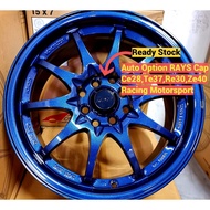 Rays Rim Cap Auto Option Ce28 Te37 Re30 G25 Ze40 Cap Logo (66mm) Volk Racing Rays Center Rim Cap Whe