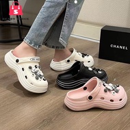 RSS_ Wholesale Crocs Heel Women Sandal Crocs Heel Shoes Crocs Sandal Women Kasut Crocs Perempuan