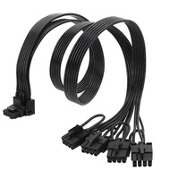 4xCPU 8 Pin to 16Pin Male Power Supply Extension Cable PCI-E 5.0 12VHPWR RTX4090 for Corsair HX1200I