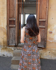 DAHLIA COLLECTION WRAP DRESS / MONTHITA.COLLECTION