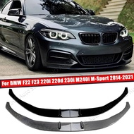Front Bumper Splitter Lip Diffuser For BMW 2 Series F22/F23 M235i M240i M-Sport 2014-2021 Car Spoile