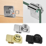 yu Zinc Alloy Cupboard Cabinet Door Keyless Lock Mechanical Password Lock Rotary Latches 3Digit Combination Drawer Lock