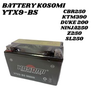 KOSOMI BATTERY YTX9-BS HIS NINJA-250/Z250/Z800/Z900/KTM/SL250/CBR600