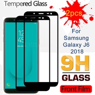 2Pcs Full Coverage Tempered Glass Samsung Galaxy J6 J5 J4 J3 A12 A31 Pro Plus Prime 2016 2018 Screen Protector Safety Front Film