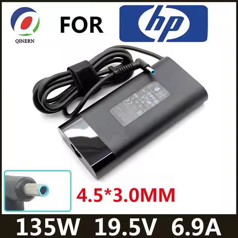 19.5V 6.9A 135W Laptop Charger For HP L15534-001 TPN-DA11 TPN-CA13 Spectre 15 x360 Omen 15 17 Pavili