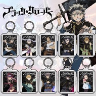 Acrylic Keychain Double Sided DIY, Transparent Keychain Anime [Black Clover]