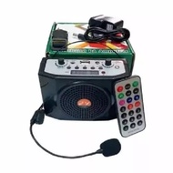 ลำโพงช่วยสอนพกพาพร้อมไมค์หนีบปกเสื้อ รุ่น E898 (สีดำ)  