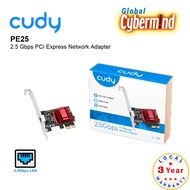 (Anniversary Sale) CUDY PE25 2.5 Gbps PCI Express Network Adapter  - 3 Years Local Warranty