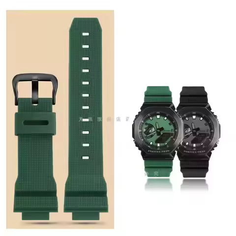 Waterproof Durable Men's sports Rubber watch strap For Casio G-Shock GM-2100 GM-S2100 GA-2100 GM-560