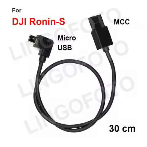 MCC to Micro USB DJI Ronin-S Stabilizer Control Cable for Canon 5D4,1DX2,M50,90D Nikon D850,D5,Z50 P