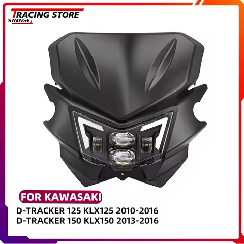 New KLX 125 KLX 150 LED Headlight Assembly Fairing For Kawasaki D-Tracker KLX125 KLX150 Motorcycle A
