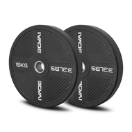 แผ่นน้ำหนัก 15KG x 2 แผ่น Bumper Plate (รูขนาด 2 นิ้ว) รุ่น MD1056 - เครื่องออกกำลังกาย แบรนด์ IVADE