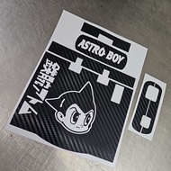 Motorcycle slim iu stickers design 35. Astroboy design.