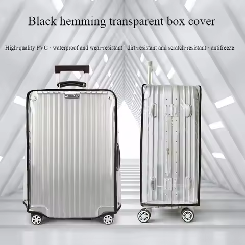 Luggage Protective Cover Luggage Cover Travel Trolley Case Transparent Dust Cover Luggage Protective
