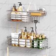 TAILI Corner Shower Caddy Suction Cup Shower Shelf NO Drilling Shower Corner Basket Suction Heavy Du