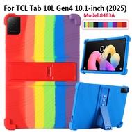 For TCL Tab 10L Gen4 10.1 inch 2025 stand cover case silicone kids friendly tablet case