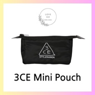 3CE Mini Pouch (black, mood pink color)