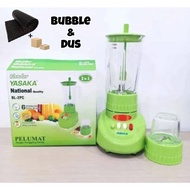 BLENDER PLASTIK NATIONAL YASAKA 3IN1 TABUNG PLASTIK FOODGRADE/BLENDER GELAS PLASTIK/BLENDER 2 IN 1