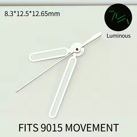 9015 Watch Hands C3 Green Luminous Hands For Miyota 9015 Movement Nautilus Needle Replacement Watch 