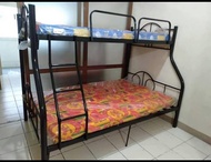 1102 bed double deck bunk bed frame # 09206602624