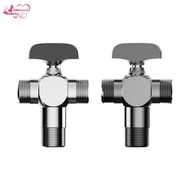 [Abbraccia] Diverter Valve T Adapter with Shut-off Valve for Bidet for Washing Machines Multifunctio