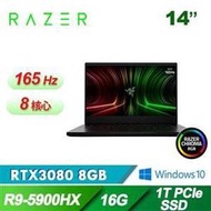 分期刷卡Razer Blade RZ09-0370CTA3-R3T1 14吋GeForce RTX™ 3080 (8GB