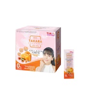 TAKARA COLLAGEN ทาคาระคอลลาเจน ผสมวิตามินซี กลิ่นส้ม จำนวน 1 กล่อง (บรรจุ 20 ซอง / กล่อง) By ดีลเด็ด