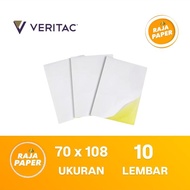 Kertas Sticker HVS Ukuran PLANO 70 Cm x 108 Cm 10 Lembar By VERITAC ( 700 Mm x 1080 Mm ) 10 Lbr / 10