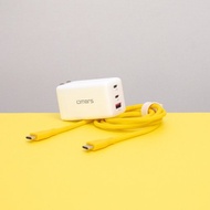 omars 炫彩快充組(GaN67W充電頭+炫彩Type-C to Type-C線)