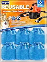 VRC2 Cloth Filter for Vacmaster 1.5 to 3.2 Gallon Wet/Dry Vacuums, MyKEEPOW 6 Pack Vacuum Filter Bag