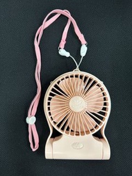HADATA Portable rechargeable Li-ion Battery Halterneck Fan-Macaron Pink 可充電式鋰電池便攜半身風扇-馬卡龍粉色