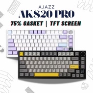 Ajazz AK820 Pro  / AK820 MAX PLUS HE 75% Gasket-mounted Tri-mode Mechanical Keyboard Papan kekunci A