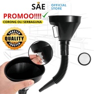 SAEID - Wide Mouth Funnel Gasoline Oil Water Funnel - CK888 - Black/oil Funnel/oil Funnel/snail Funn