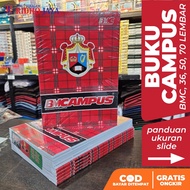 RIDHO JAYA [1 pack = 10 pcs] BMC CAMPUS Book 36 Sheets 50 Sheets 70 Sheets Elementary School Middle 