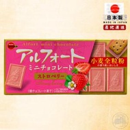 百邦 - 日本 寶邦 帆船迷你朱古力餅 草莓味 (盒裝) 55g