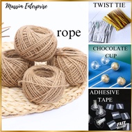 50 meter hemp rope tali guni DIY Ramadan Gift Box packaging binding rope diy decoration rope 多用处麻绳