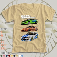 KAOS BAJU MOBIL FAST AND FURIOUS BRIAN OCONNER PAUL WALKER | Baju Distro Otomotif Racing Sport Car H
