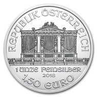 2018 Austrian Philharmonic 1 oz .999 Silver Coin BU 1oz