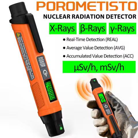 Mini Geiger Counter Nuclear Radiation Detector Pen X-ray Gamma Beta Detector Marble Radioactivity Te