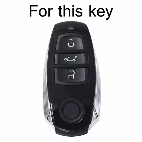 AX 3 Button For VW Touareg Silicone Remote Key Case Fob Shell Cover Skin Holder 2010 - 2018