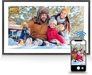 Digital Photo Frame 15.6 inch - WiFi Digital Picture Frame with Free App - Share Photos and Videos w
