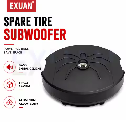12 Inch Spare Tire Subwoofer 800W Active Car Subwoofer With Built-in Amplifier Super Bass Speaker Ca