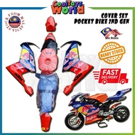 (COVER SET ONLY) Mini Moto Pocket Bike 49cc 2nd OR 1st gen model Fairing Body Kit (Cover set)