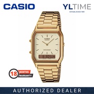 [MARCO Warranty] Casio Vintage AQ-230GA-9DHDF Analog-Digital Watch (100% Original & New)