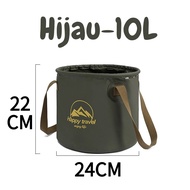 Ember Lipat 20 liter Bepergian Aquafold Folding Bucket Wadah Air Multifungsi memancing Outdoor Was