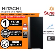 (Free Delivery Kedah,Penang&Perlis)Hitachi 489/565L Inverter 2 Doors Refrigerator Peti Ais R-VG580P7